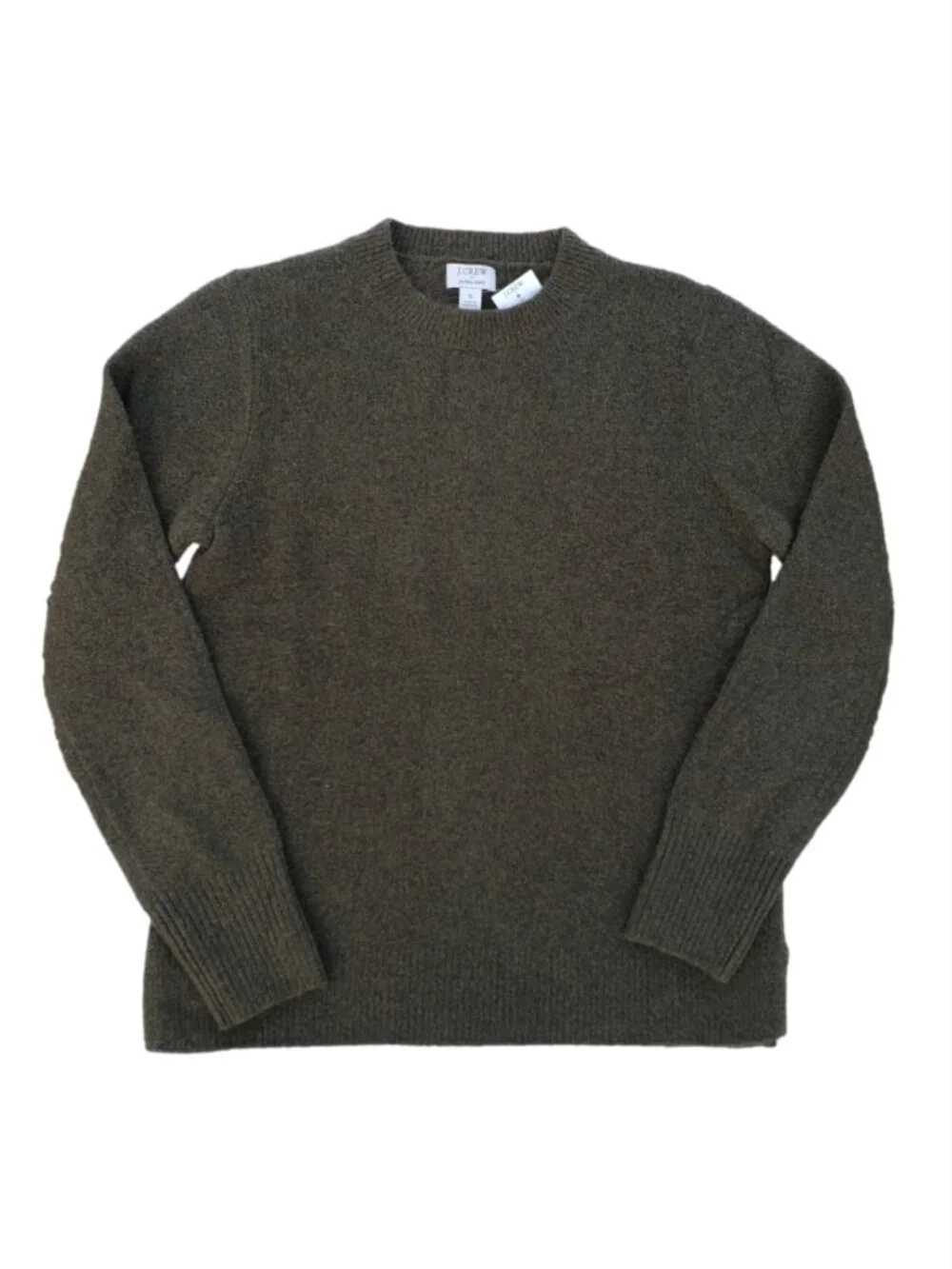 J.Crew Extra Soft Olive Green Crewneck Sweater Small NWT - Picture 9 of 9